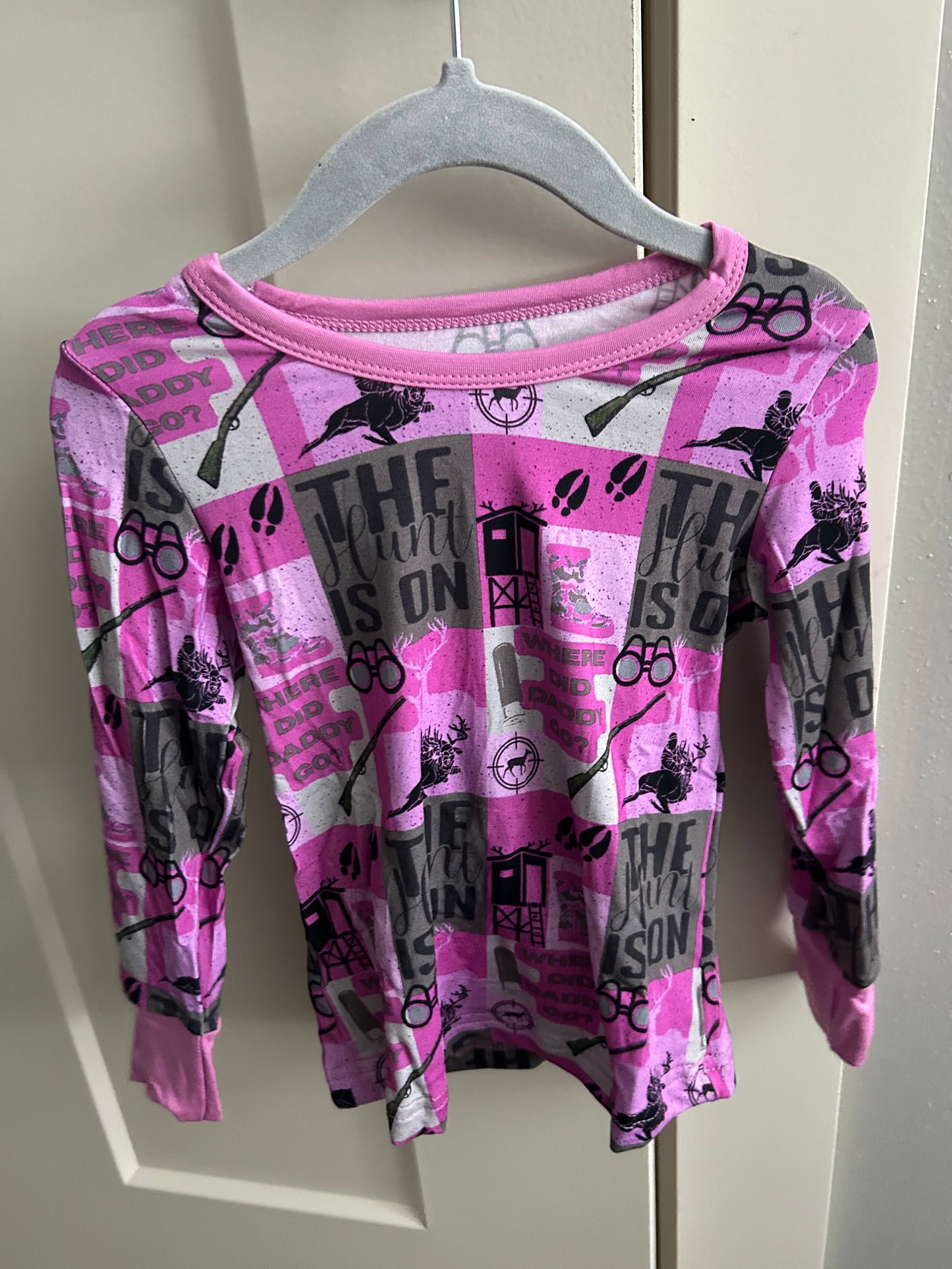 "Th hunt is on" Pant set