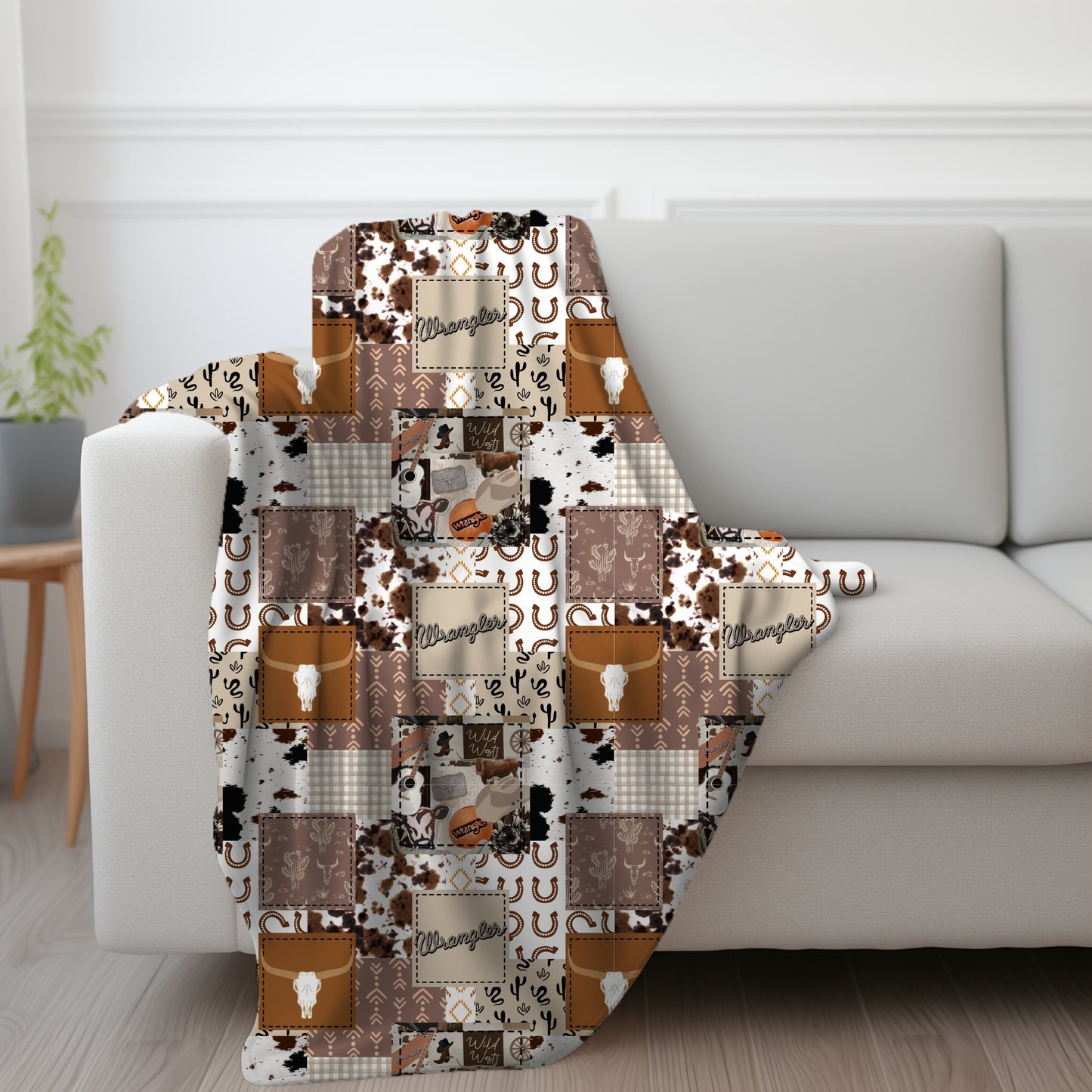 Western Plush Blankets