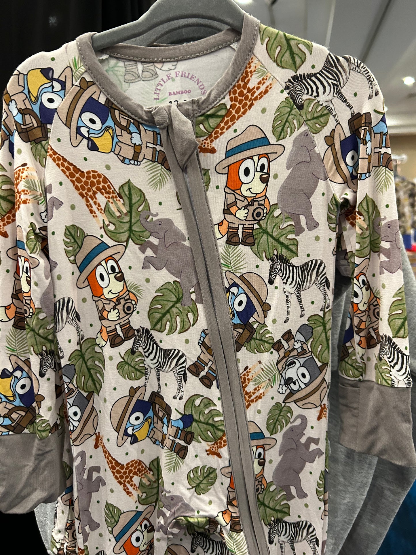 Blue Dog Safari Zippie 12-18month