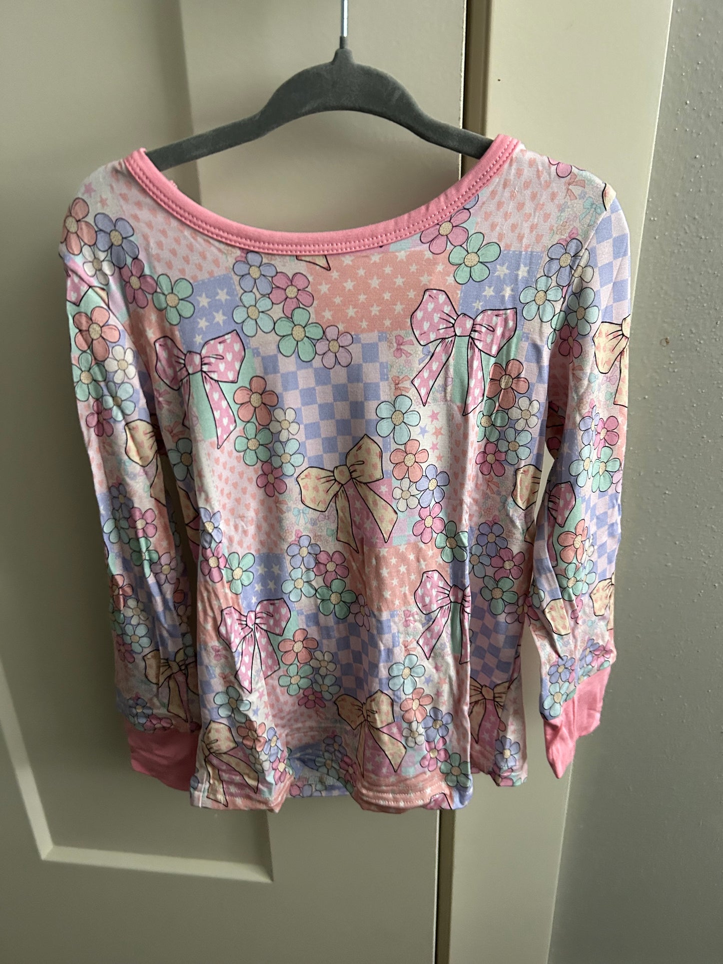 Pastel Checkered Pant set