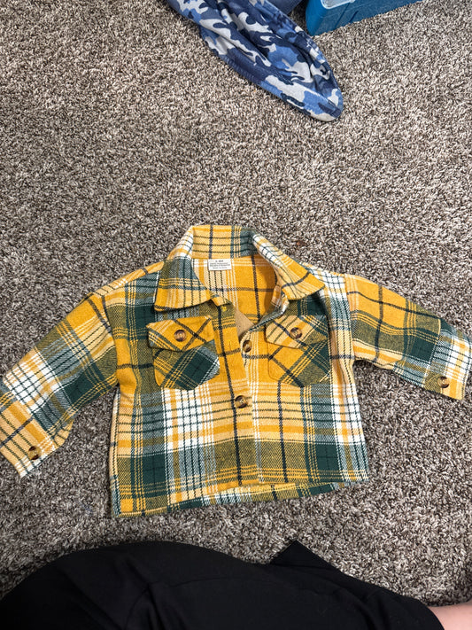 Boys Flannel: 3-6M