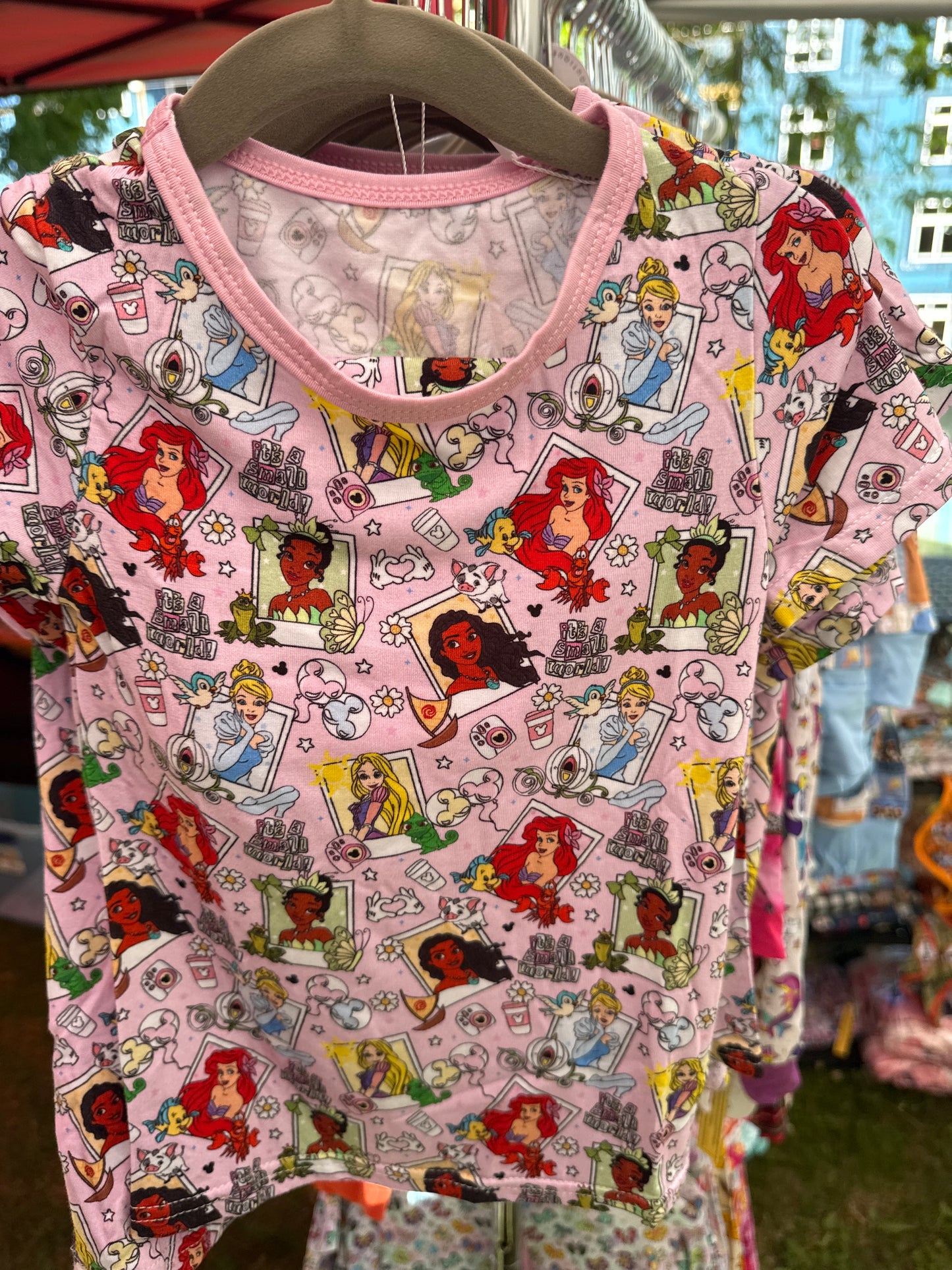 Princess Shorts PJ Set