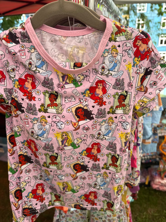 Princess Shorts PJ Set