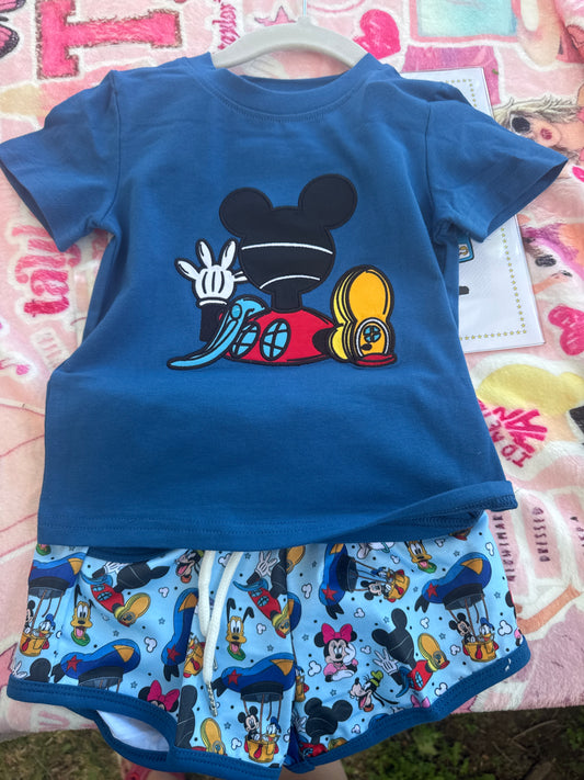 Clubhouse Boy Shorts Outfit Set
