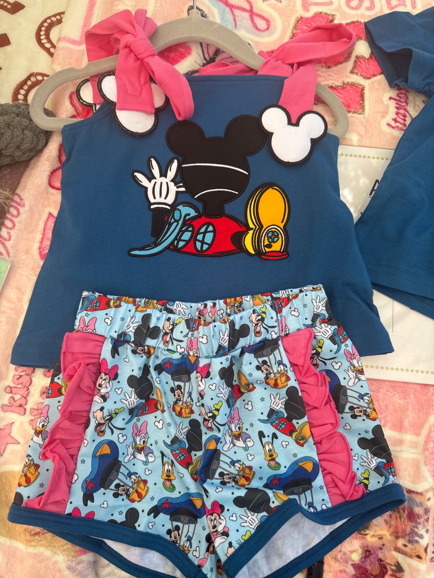 Clubhouse Girl Shorts Set